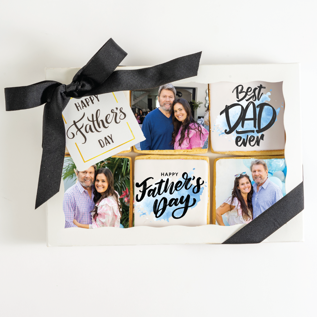 Father's Day Custom Photo Cookie Gift Box - Sweet E's Bake Shop - The Cake Shop