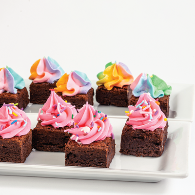 Fudge Brownie Bite | Custom Color - Sweet E's Bake Shop - The Cupcake Shop