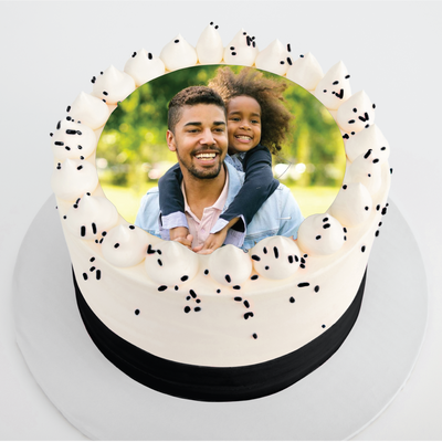 Father's Day DAD Photo Cake | Upload Your Artwork