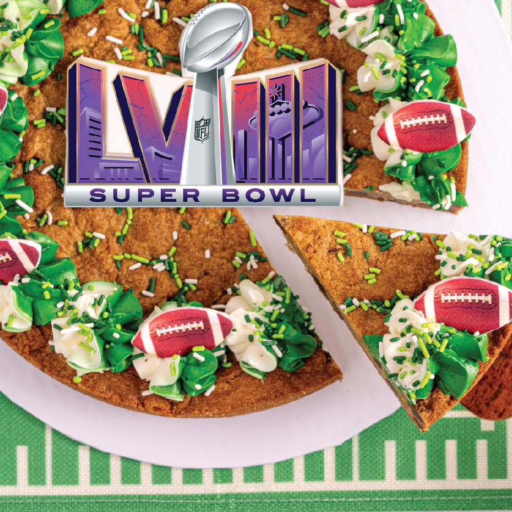 Super Bowl Cookie Cake - Sweet E's Bake Shop - The Cake Shop
