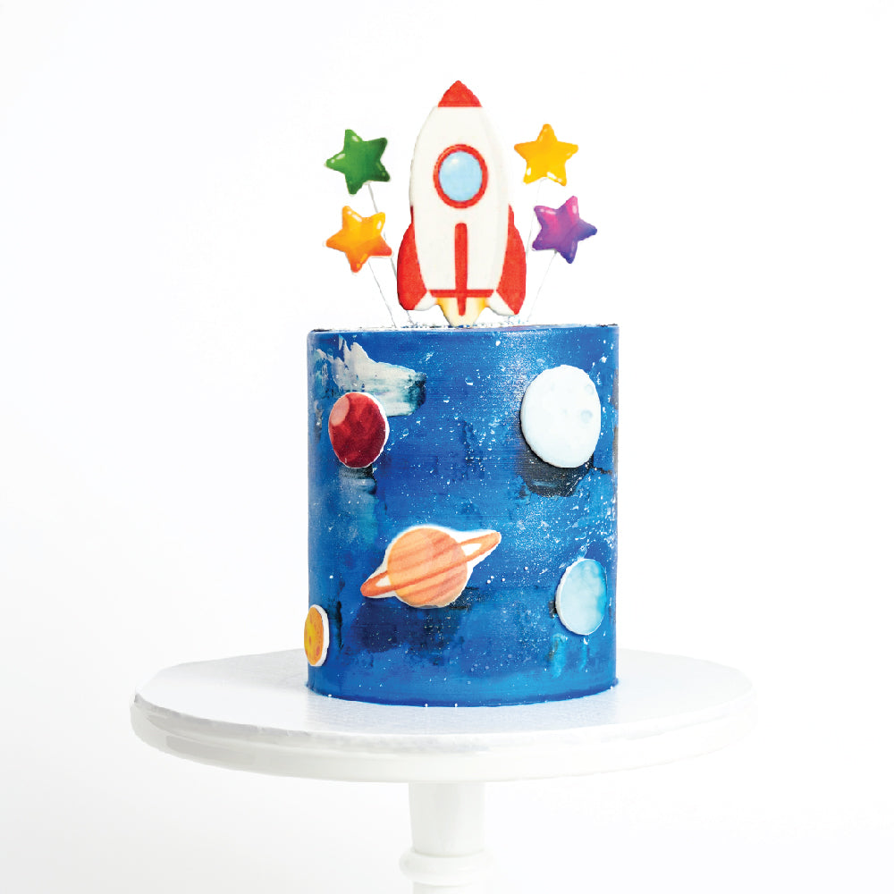 Galaxy Cake - Sweet E's Bake Shop - The Cake Shop