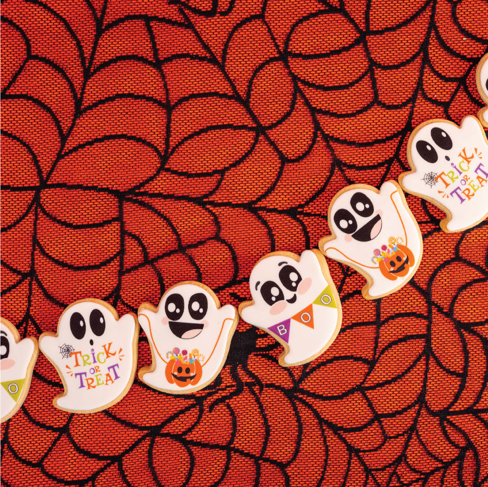 Ghost BOO! Cookies - Custom Halloween Cookies Delivery