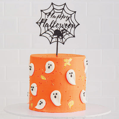 Glam Ghost Cake | Choose Your Color - Sweet E's Bake Shop - The Cake Shop