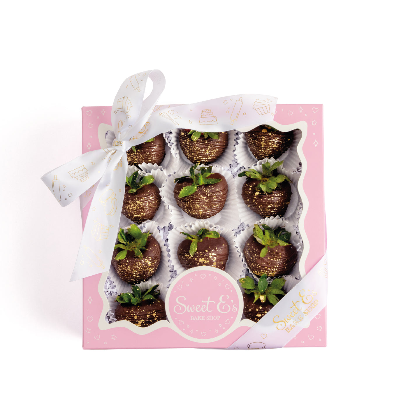 Chocolate Dipped Golden Strawberries
