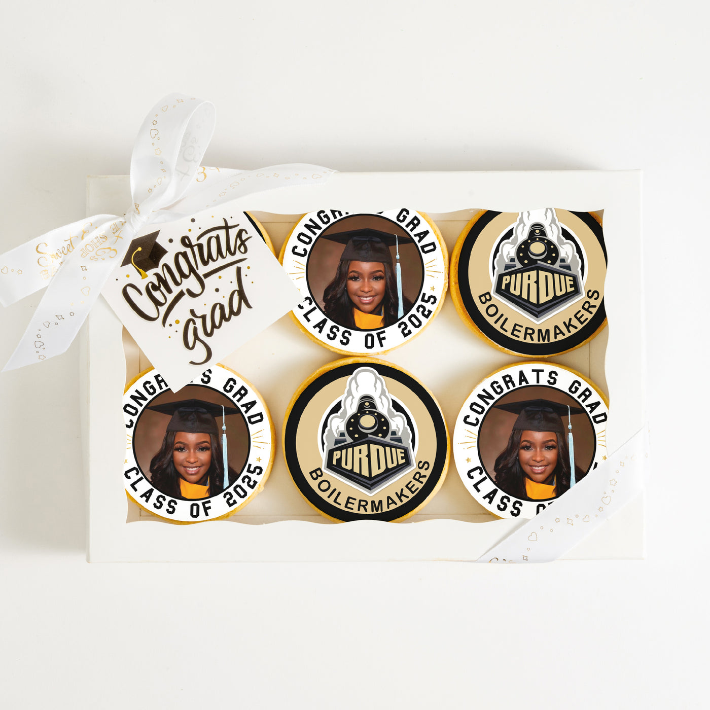 Custom Grad Cookies | Purdue University | Upload your photo