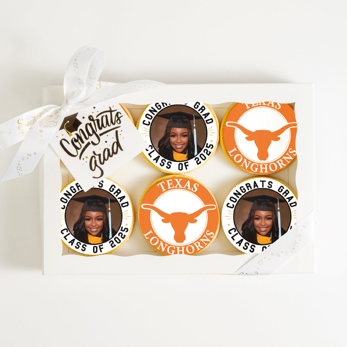 Custom Grad Cookies | University of Texas | Upload your photo