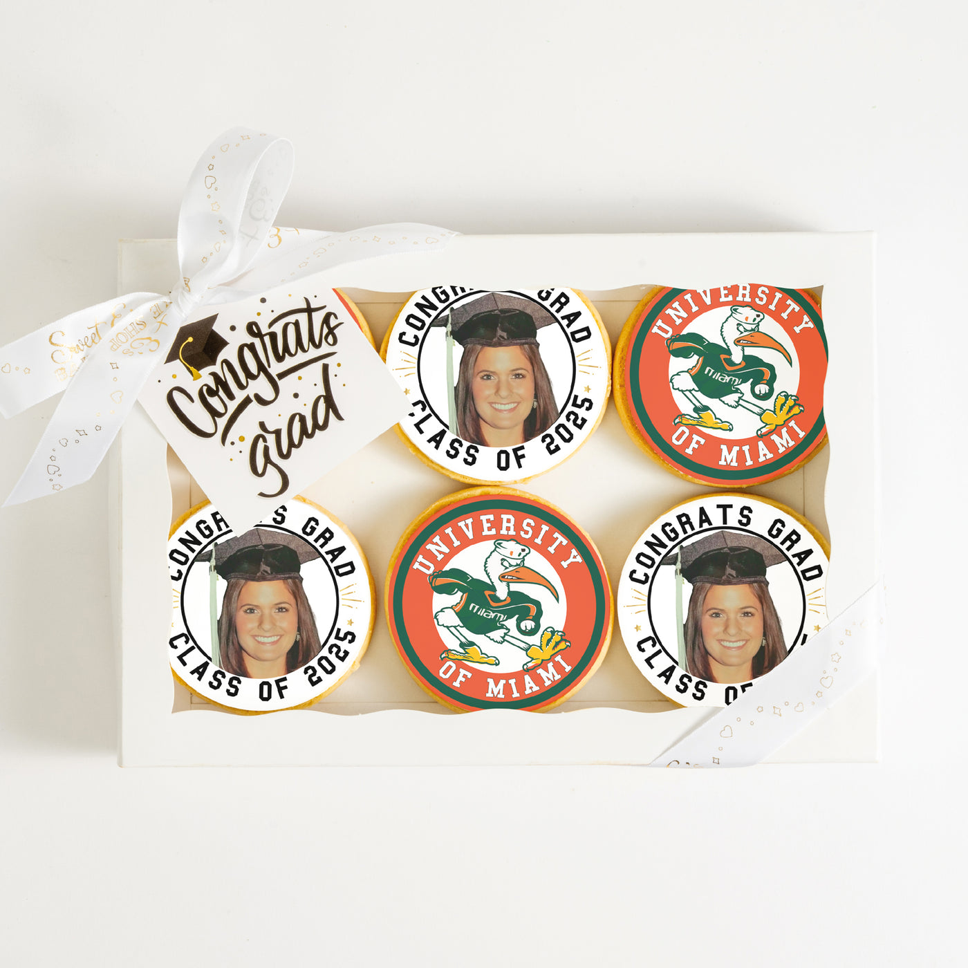 Custom Grad Cookies | University of Miami | Upload your photo