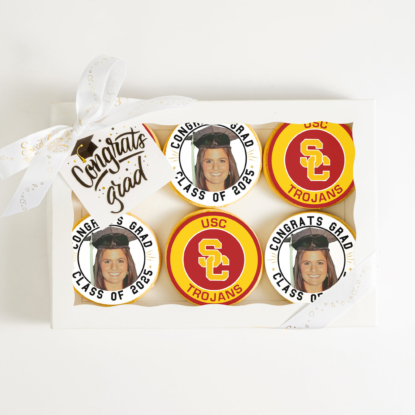 Custom Grad Cookies | University Of USC| Upload your photo