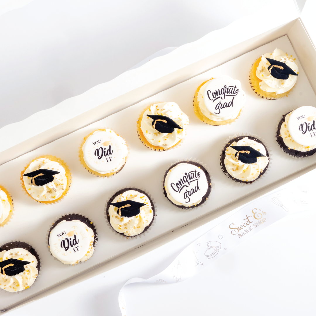 Congrats Grad  Cupcakes - Sweet E's Bake Shop - The Cupcake Shop