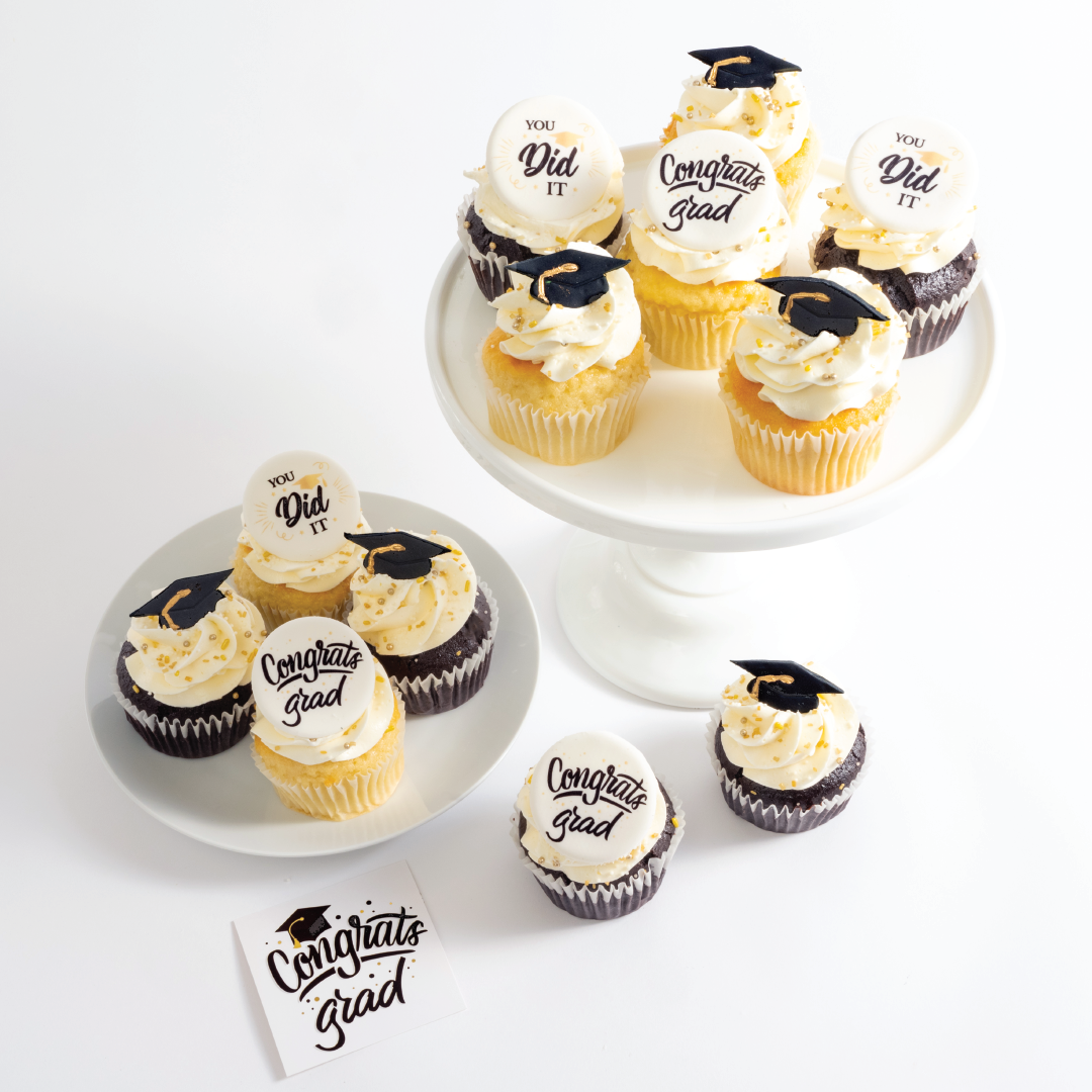 Congrats Grad  Cupcakes - Sweet E's Bake Shop - The Cupcake Shop