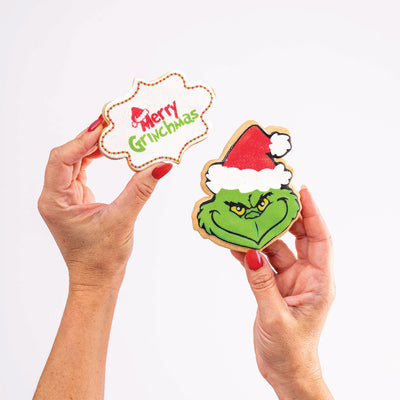 Grinch Cookies - Sweet E's Bake Shop - Sweet E's Bake Shop