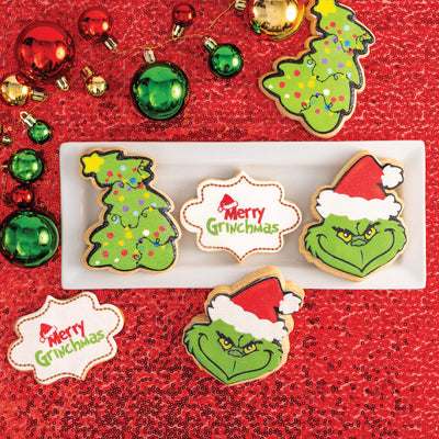 Grinch Cookies - Sweet E's Bake Shop - Sweet E's Bake Shop