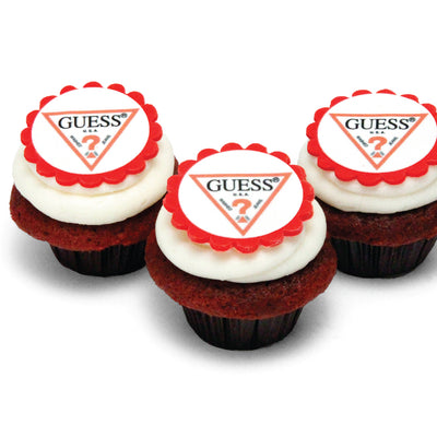 Guess Logo Cupcakes - Sweet E's Bake Shop - The Cake Shop