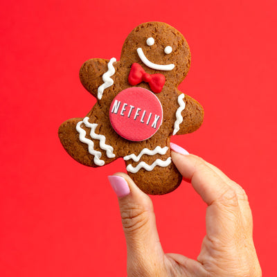 Gingerbread Logo Cookie Favors | Upload Your Artwork - Sweet E's Bake Shop - The Cookie Shop