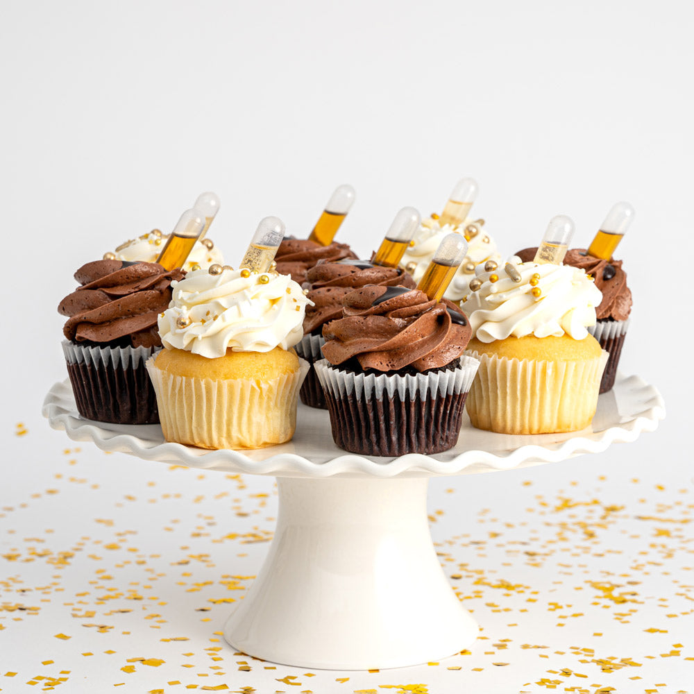 Drunken New Years Cupcakes | Custom Order - Sweet E's Bake Shop - Sweet E's Bake Shop
