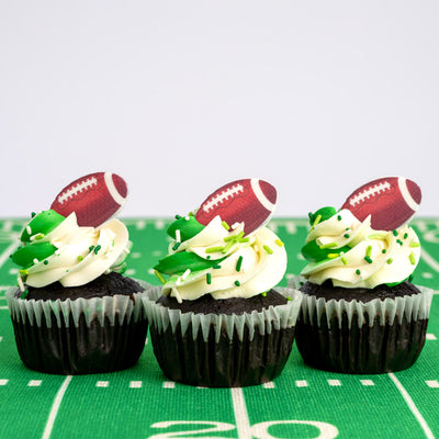 Football Cupcakes - Sweet E's Bake Shop - The Cupcake Shop