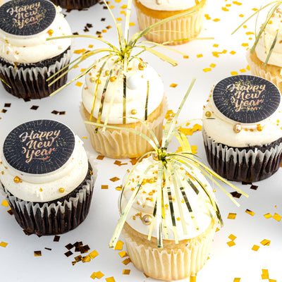 Happy New Year Firework Cupcakes - Sweet E's Bake Shop - The Cupcake Shop