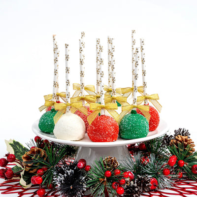 Christmas Ornament Cake Pops - Sweet E's Bake Shop - Sweet E's Bake Shop