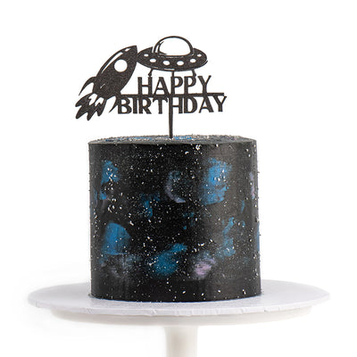 Galaxy Cosmos Cake - Sweet E's Bake Shop - The Cake Shop
