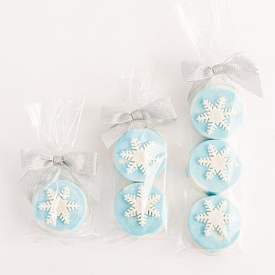 Winter Snowflake Oreo Gift Bags - Sweet E's Bake Shop - Sweet E's Bake Shop