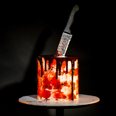 Bloody Knife Horror Cake - Sweet E's Bake Shop - The Cake Shop