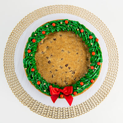 Christmas Wreath Cookie Cake - Sweet E's Bake Shop - The Cake Shop