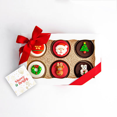 Christmas Oreo Gift Box | 6 Pack - Sweet E's Bake Shop - Sweet E's Bake Shop