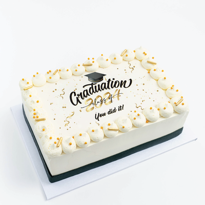 Graduation Sheet Cake - Sweet E's Bake Shop - The Cake Shop