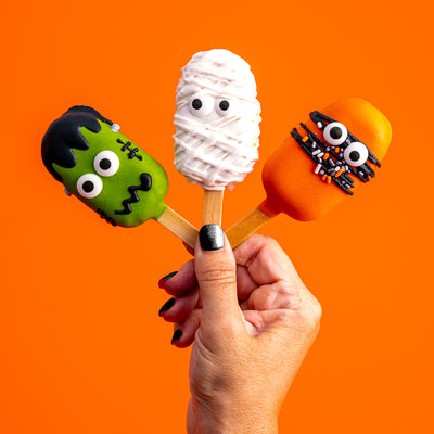 Halloween Monster Cakesicles - Sweet E's Bake Shop - Sweet E's Bake Shop