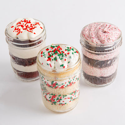 Christmas Cake in a Jar - Sweet E's Bake Shop - Sweet E's Bake Shop