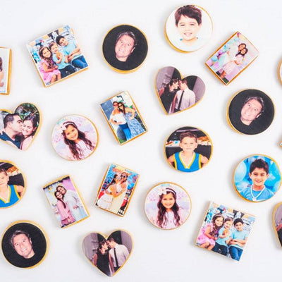 Rectangle Photo Cookies - Bulk | Upload Your Artwork (Customizer) - Sweet E's Bake Shop - Sweet E's Bake Shop