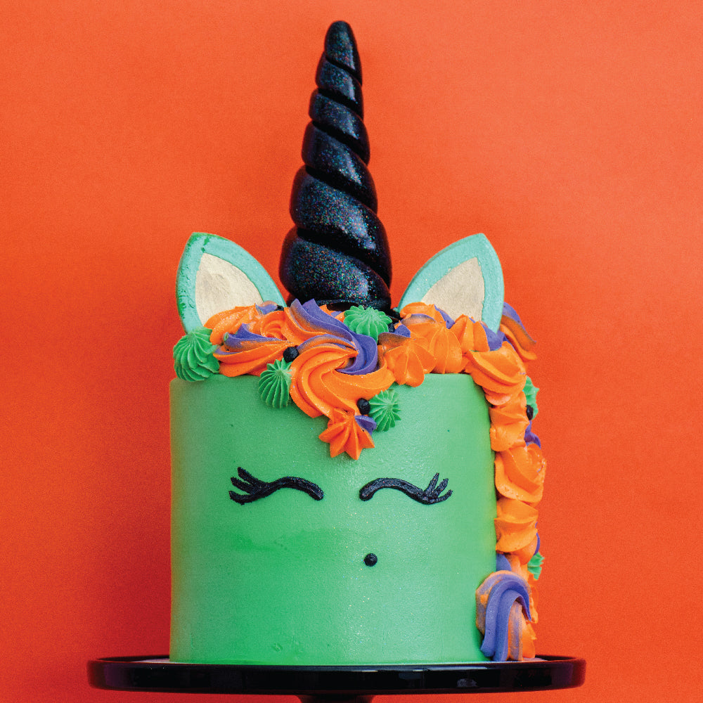 Unicorn Witch Cake | Custom Order - Sweet E's Bake Shop - Sweet E's Bake Shop