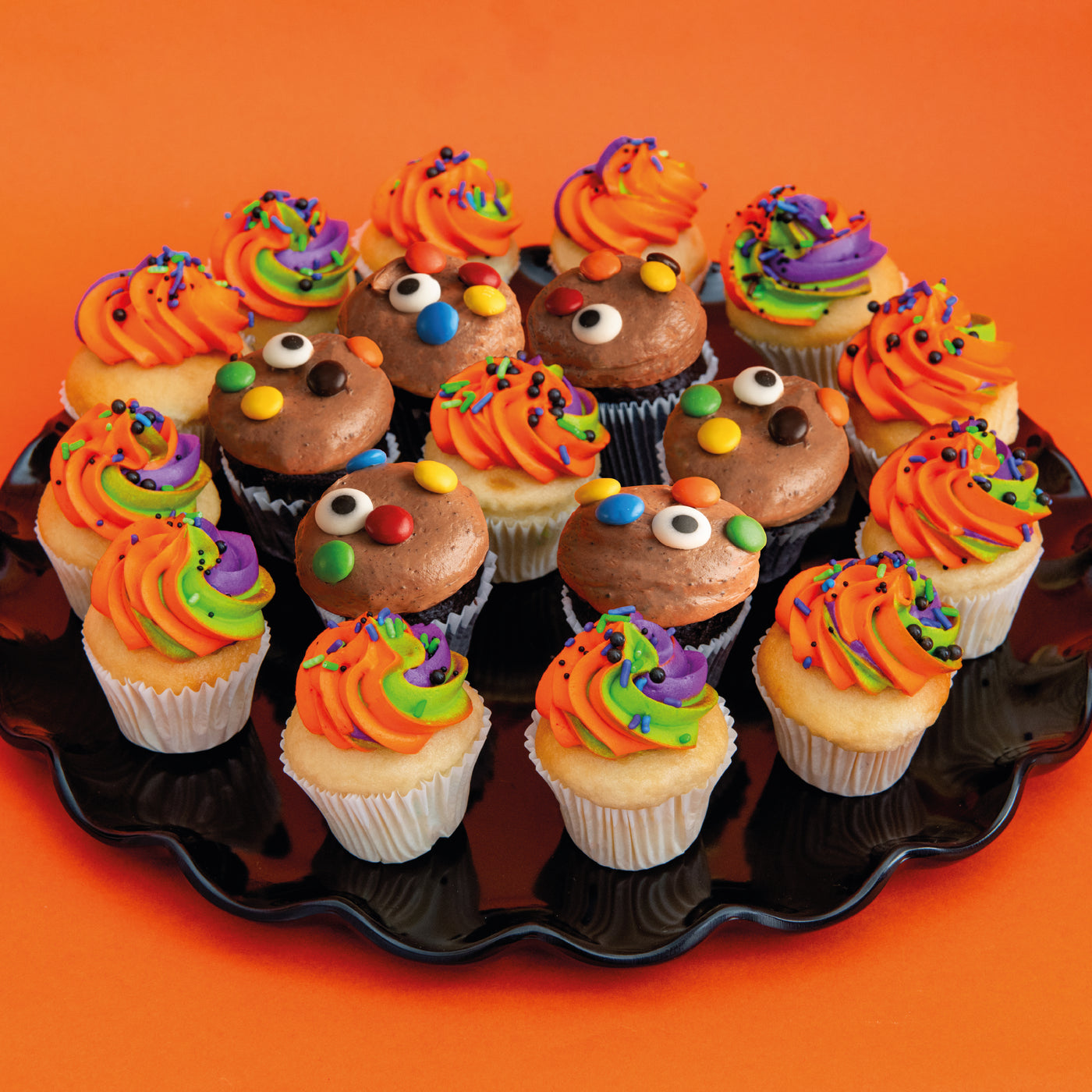 Mini Halloween Cupcakes