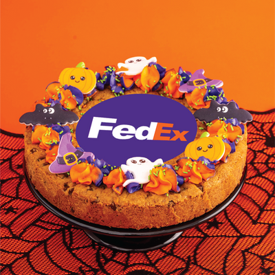 Halloween Logo Cookie Cake | Upload Your Artwork - Sweet E's Bake Shop - The Cake Shop