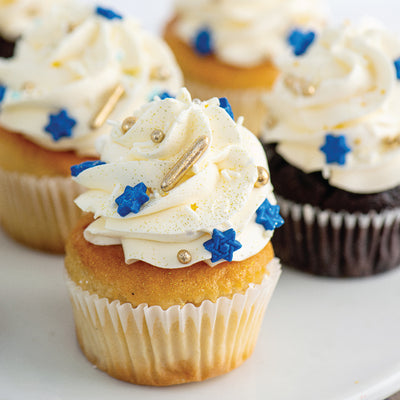 Hanukkah Sprinkle Cupcakes | Custom Order - Sweet E's Bake Shop - Sweet E's Bake Shop