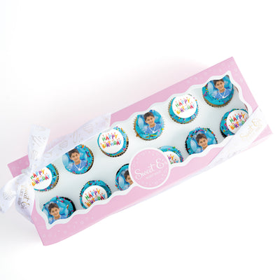 Birthday Boy Cupcakes Gift Box | Upload Your Artwork