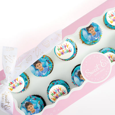 Birthday Boy Cupcakes Gift Box | Upload Your Artwork