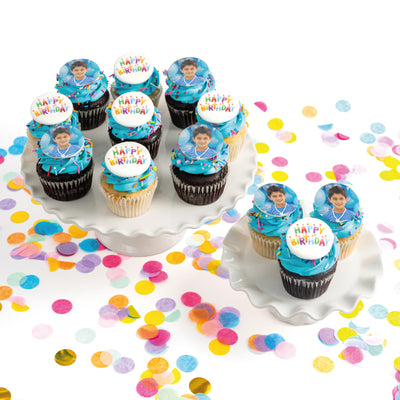 Birthday Boy Cupcakes Gift Box | Upload Your Artwork