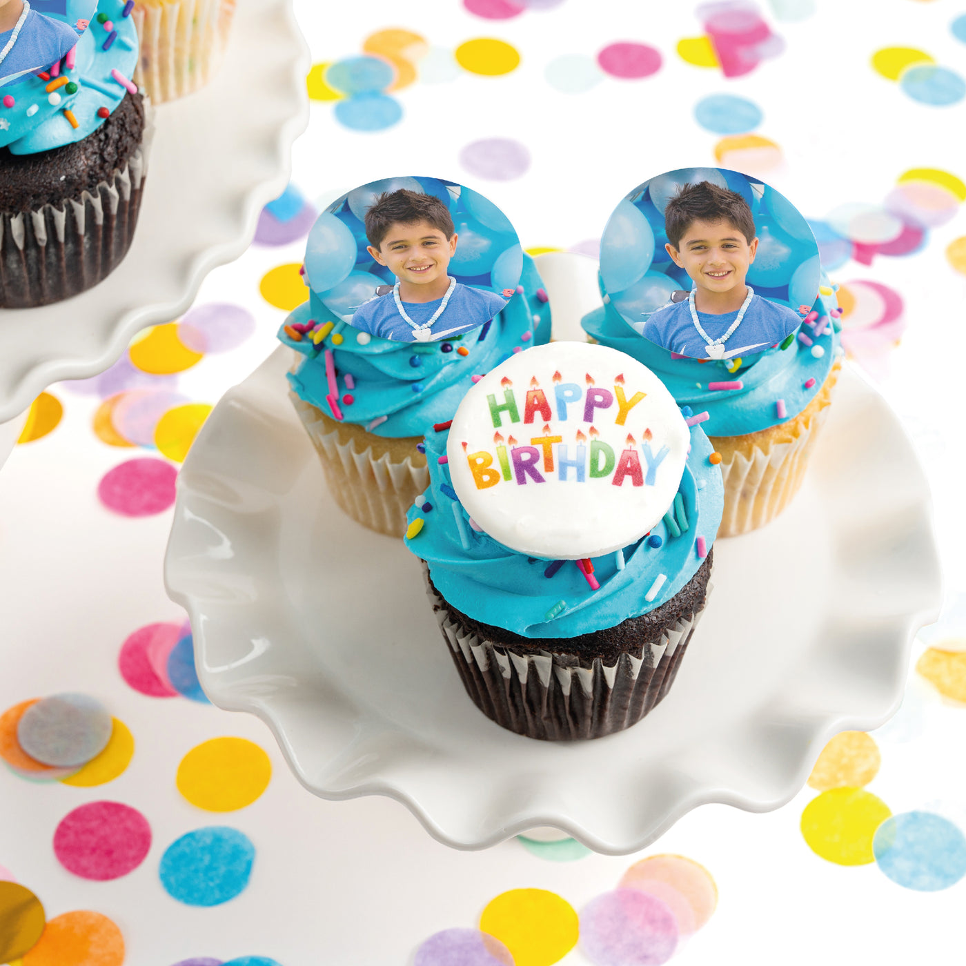 Birthday Boy Cupcakes Gift Box | Upload Your Artwork