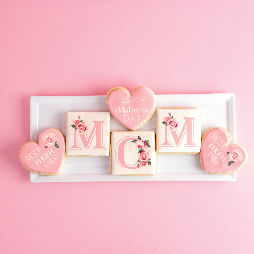 Custom Mother's Day Cookies Gift Box Delivered Nationwide (6 Pc)