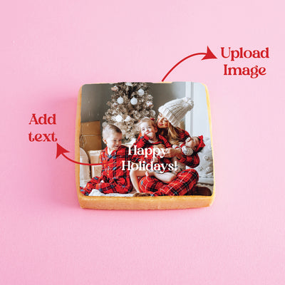 Holiday Family Photo Cookies | Custom Order - Sweet E's Bake Shop - Sweet E's Bake Shop