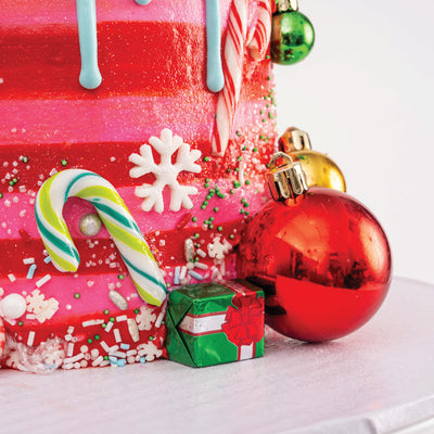 Merry & Bright Cake - Sweet E's Bake Shop - The Cake Shop