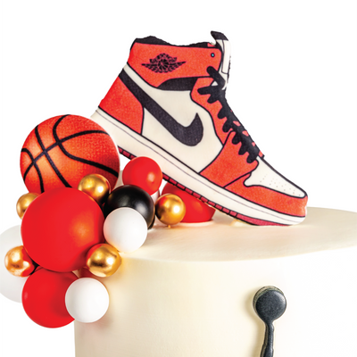 Air Jordan Sneaker Basketball Cake - Sweet E's Bake Shop - The Cake Shop