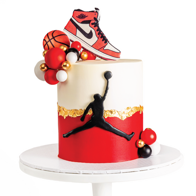 Air Jordan Sneaker Basketball Cake - Sweet E's Bake Shop - The Cake Shop