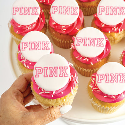 Custom Logo Cupcakes | Bulk | Upload Your Artwork - Sweet E's Bake Shop - Sweet E's Bake Shop