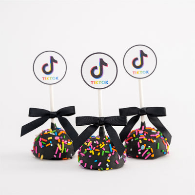 Custom Logo Cake Pops | Upload Your Artwork - Sweet E's Bake Shop - Sweet E's Bake Shop
