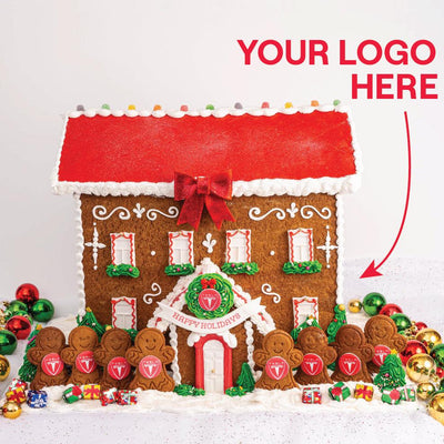 Corporate Logo Gingerbread Mansion