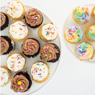 Mini Cupcakes | Custom Color - Sweet E's Bake Shop - The Cupcake Shop