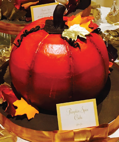 Pumpkin 3D Cake | Custom Order - Sweet E's Bake Shop - Sweet E's Bake Shop