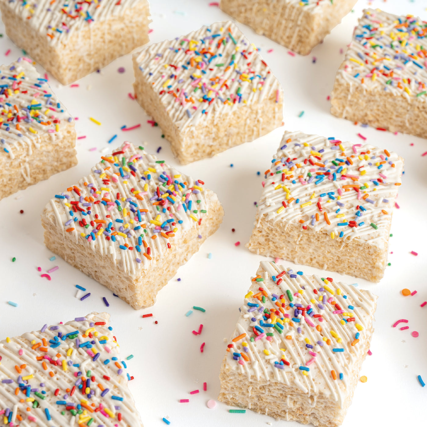 Rainbow Marshmallow Bliss Rice Krispie Treats